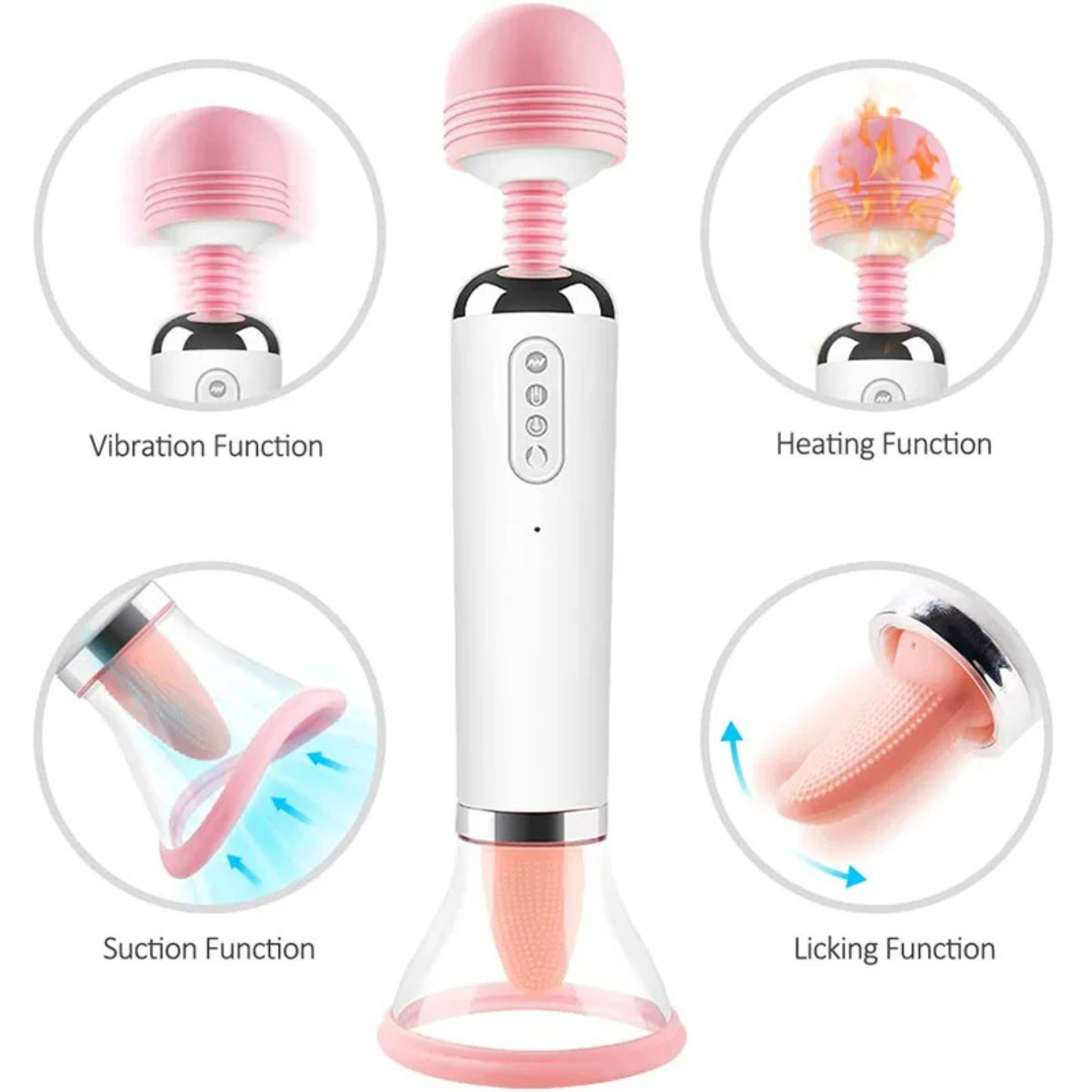 double sided wand vibrator
