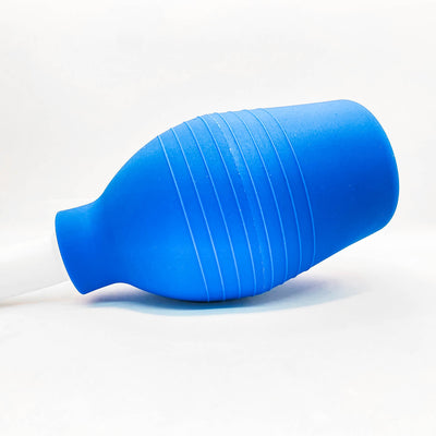 douche bulb blue