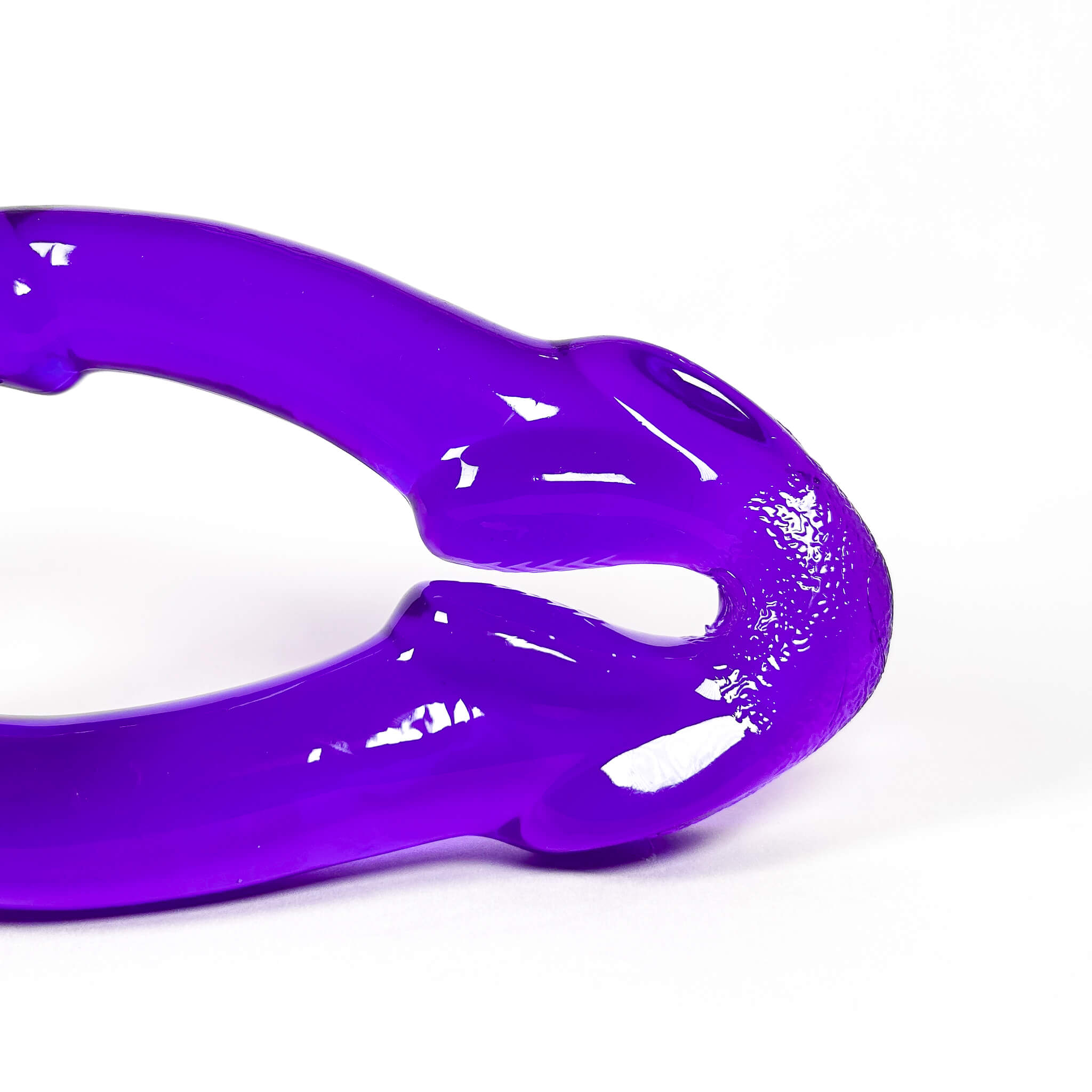flexible double dildos on a white background