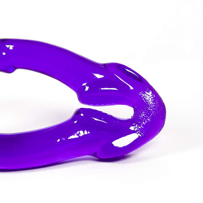 flexible double dildos on a white background