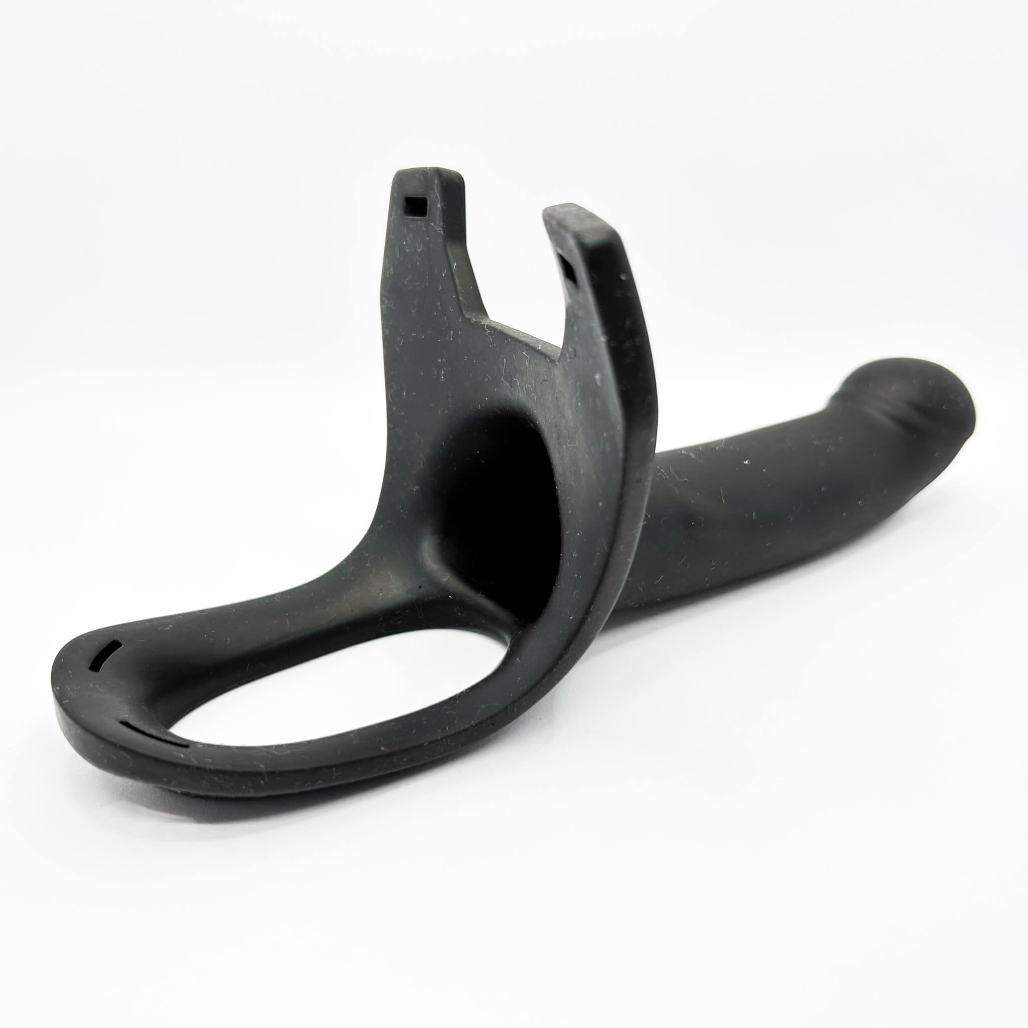 hollow strapon penis black