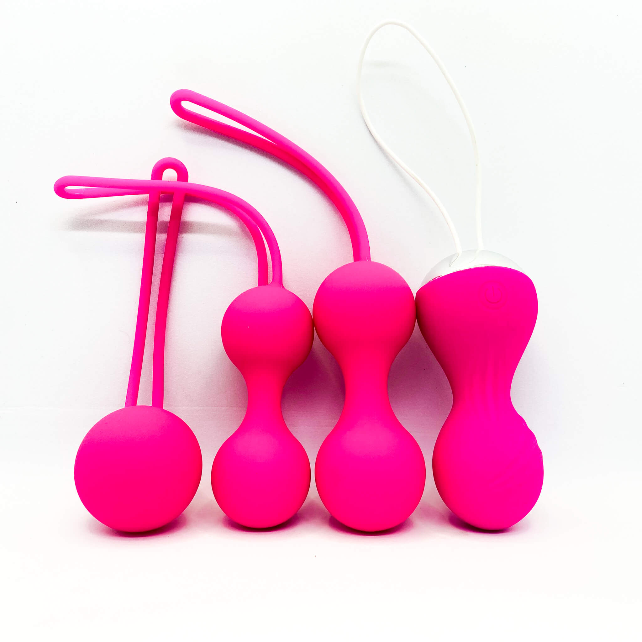 kegel ball exercise weights pink