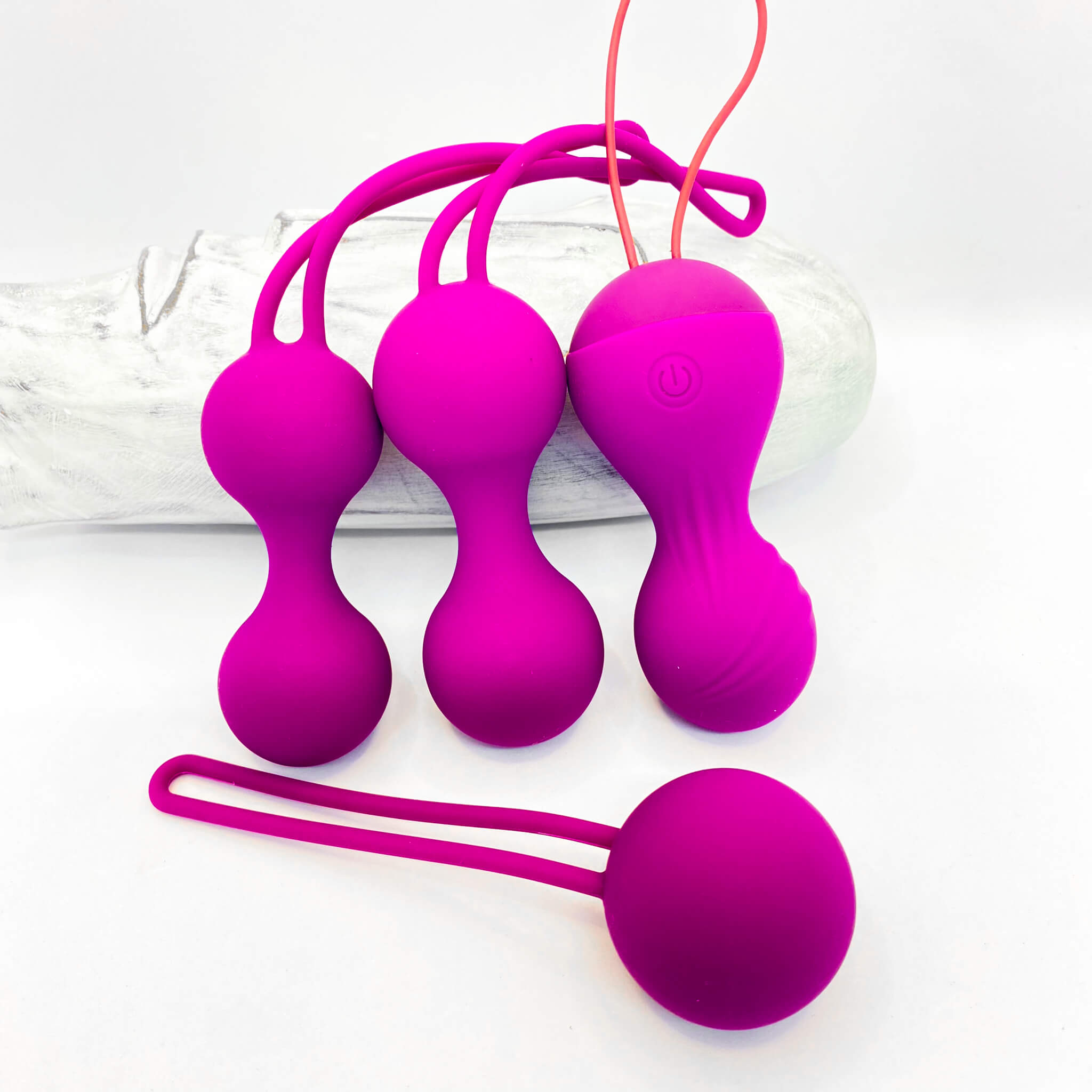 kegel ball exercise weights purple