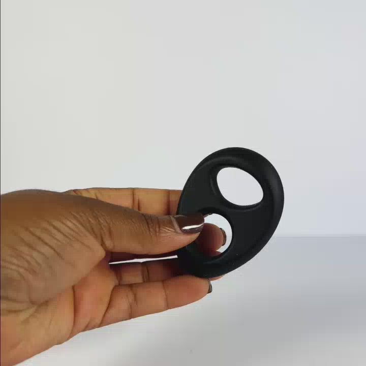 Load video: Teardrop Double Cock Ring
