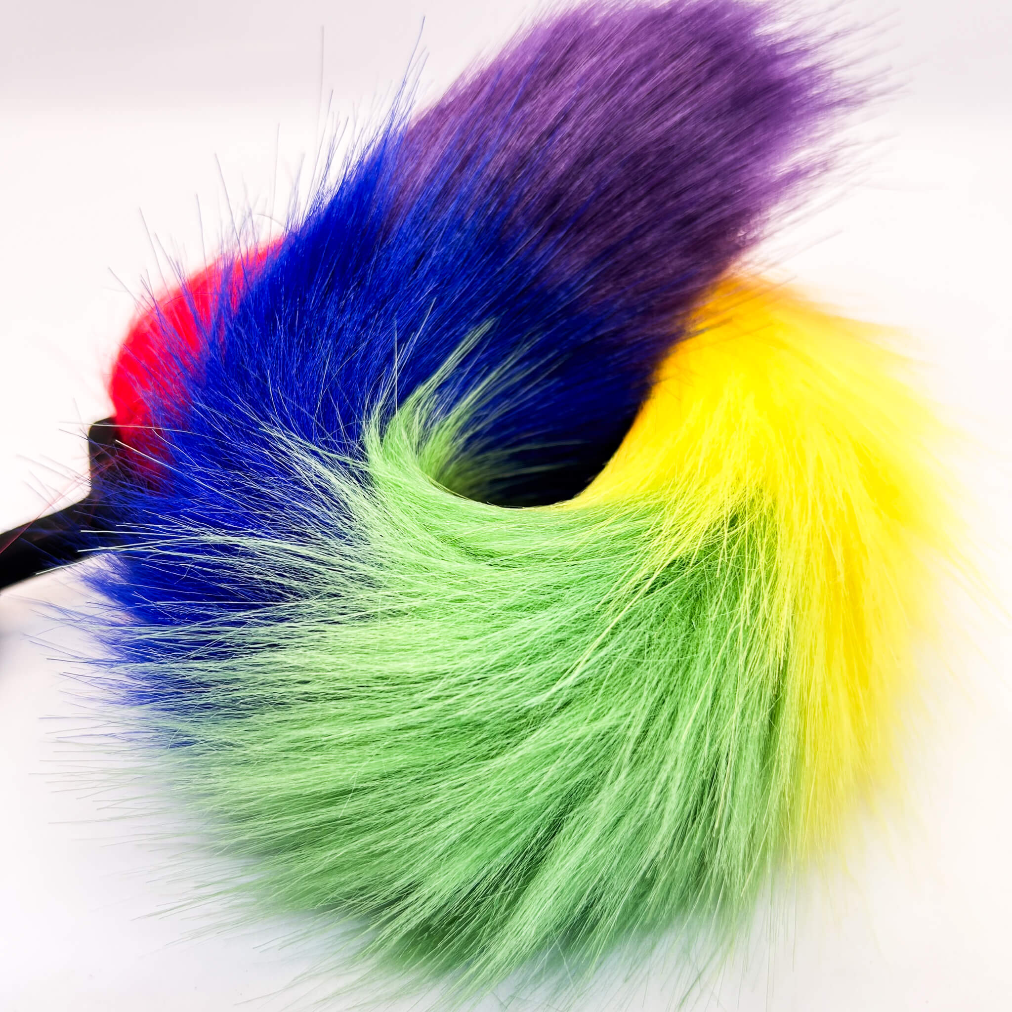rainbow colour butt plug