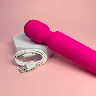 silicone mini vibrating wand