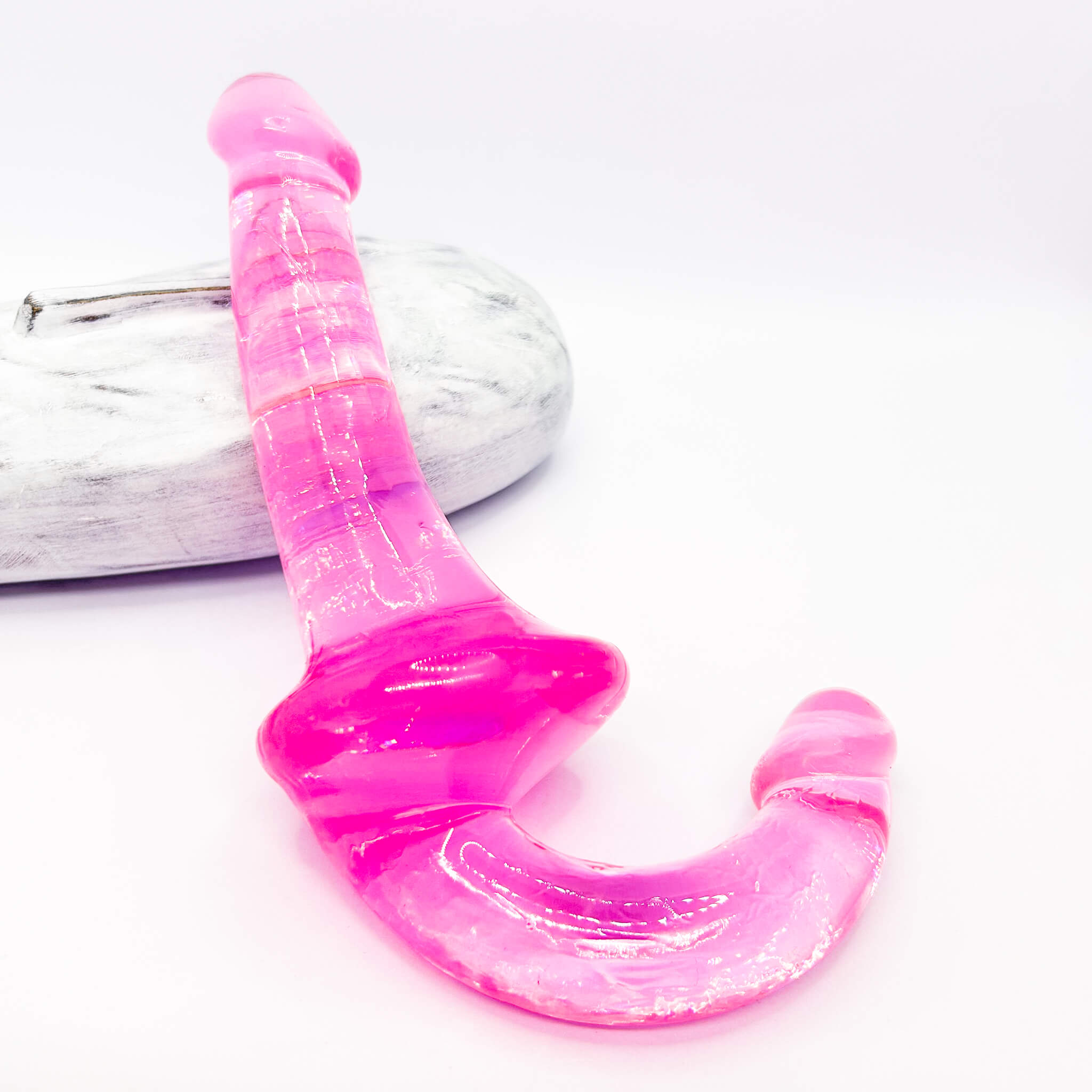 strapless strap on pink