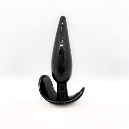 taper black anal plug