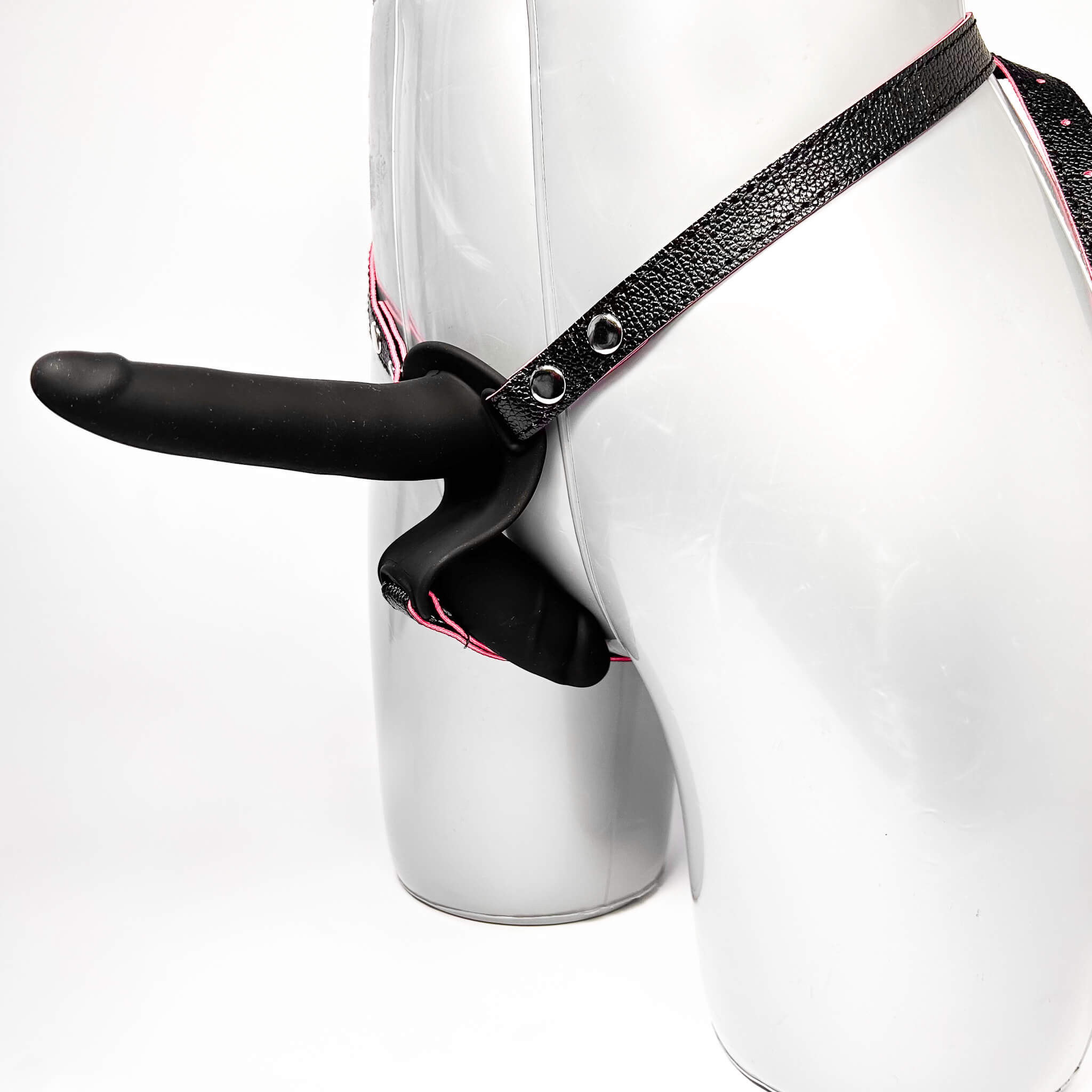 two way strap on black