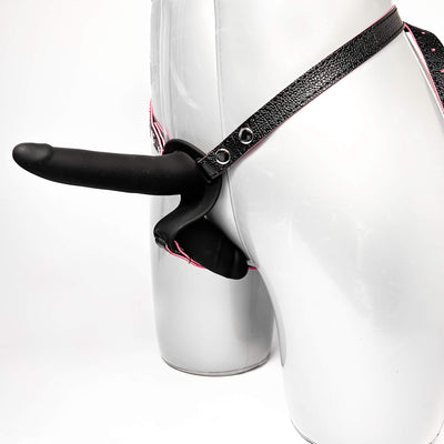 two way strap on black