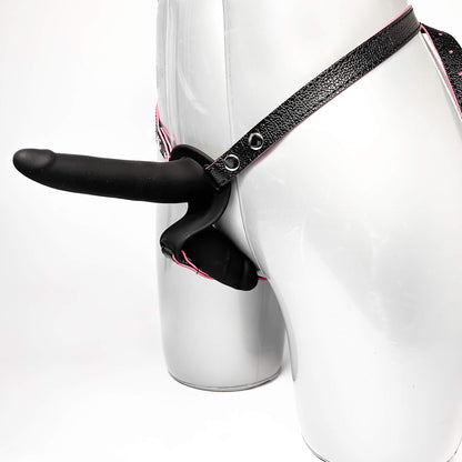 two way strap on black