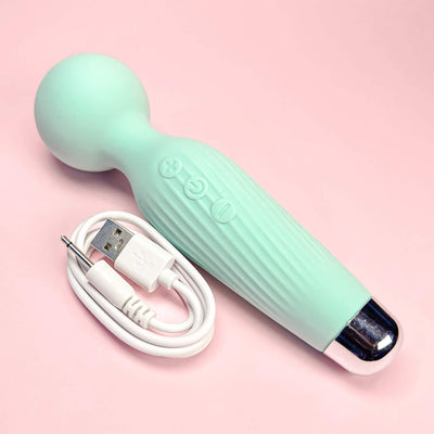 usb rechargeable mini magic wand vibrator