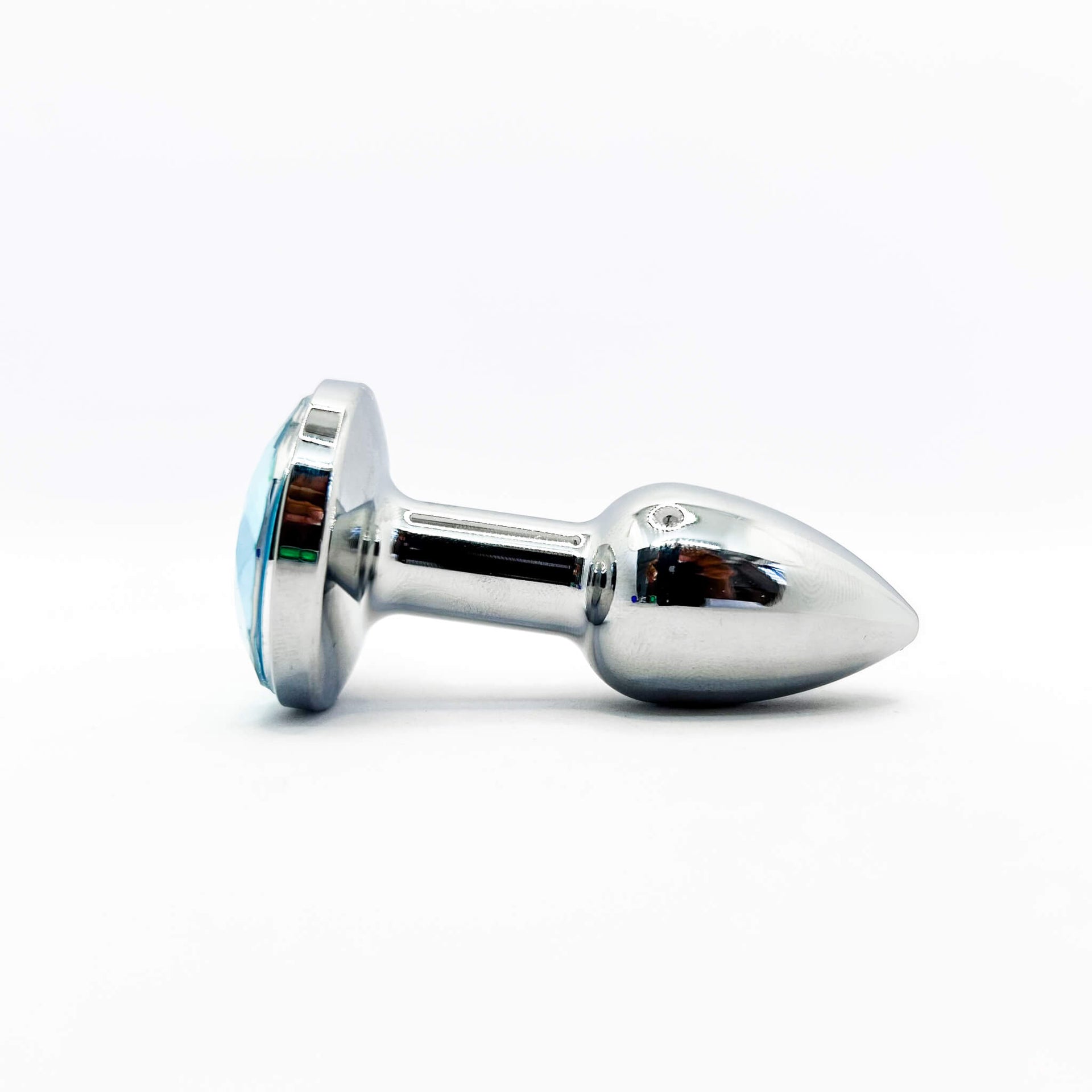 Extra Small Jewelled Metal Butt Plug (18mm) - 4Play Essentials Extra Small Jewelled Metal Butt Plug (18mm) - 4Play Essentials