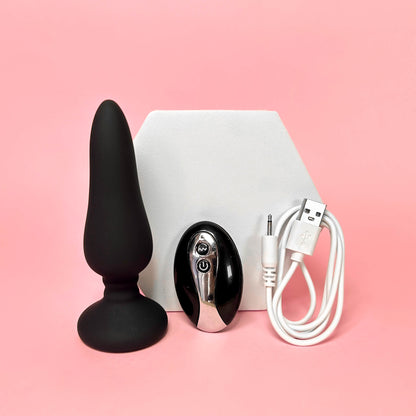 vibrating butt plug silicone