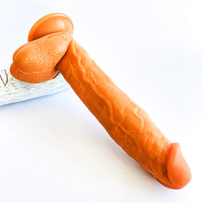 12 inch dildo light brown