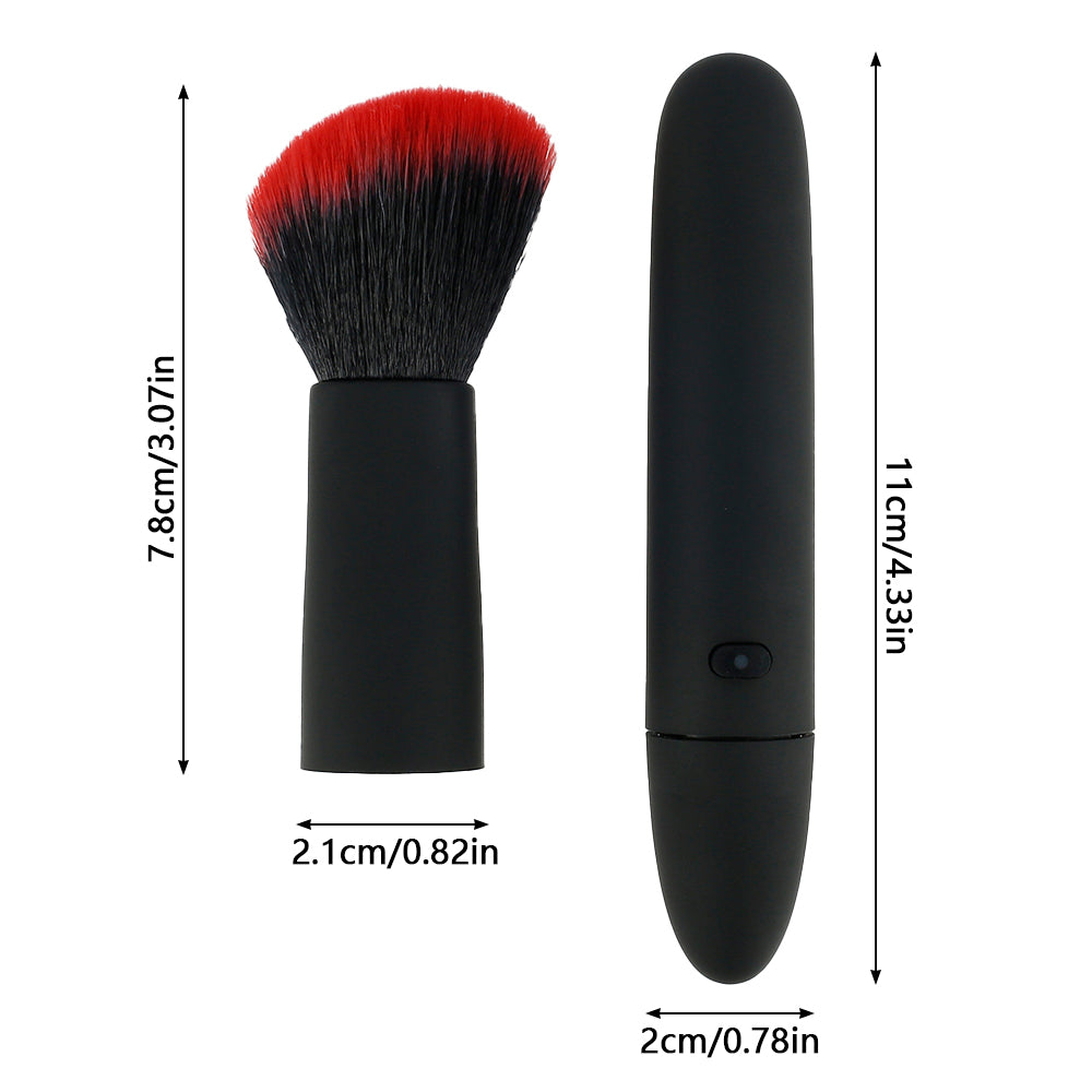 Makeup Brush Discreet Bullet Vibrator dimensions
