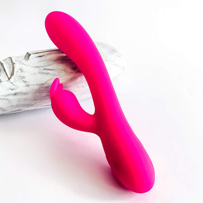 Heating Rabbit Vibrator dark pink