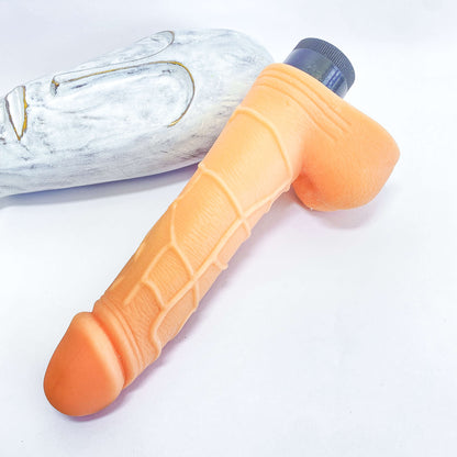 Lifelike Dildo Vibrator with Balls and veins