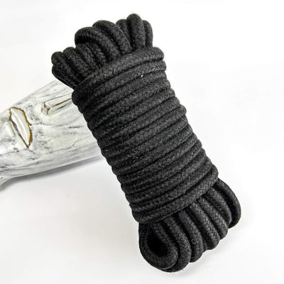 Soft Bondage Rope 20m black