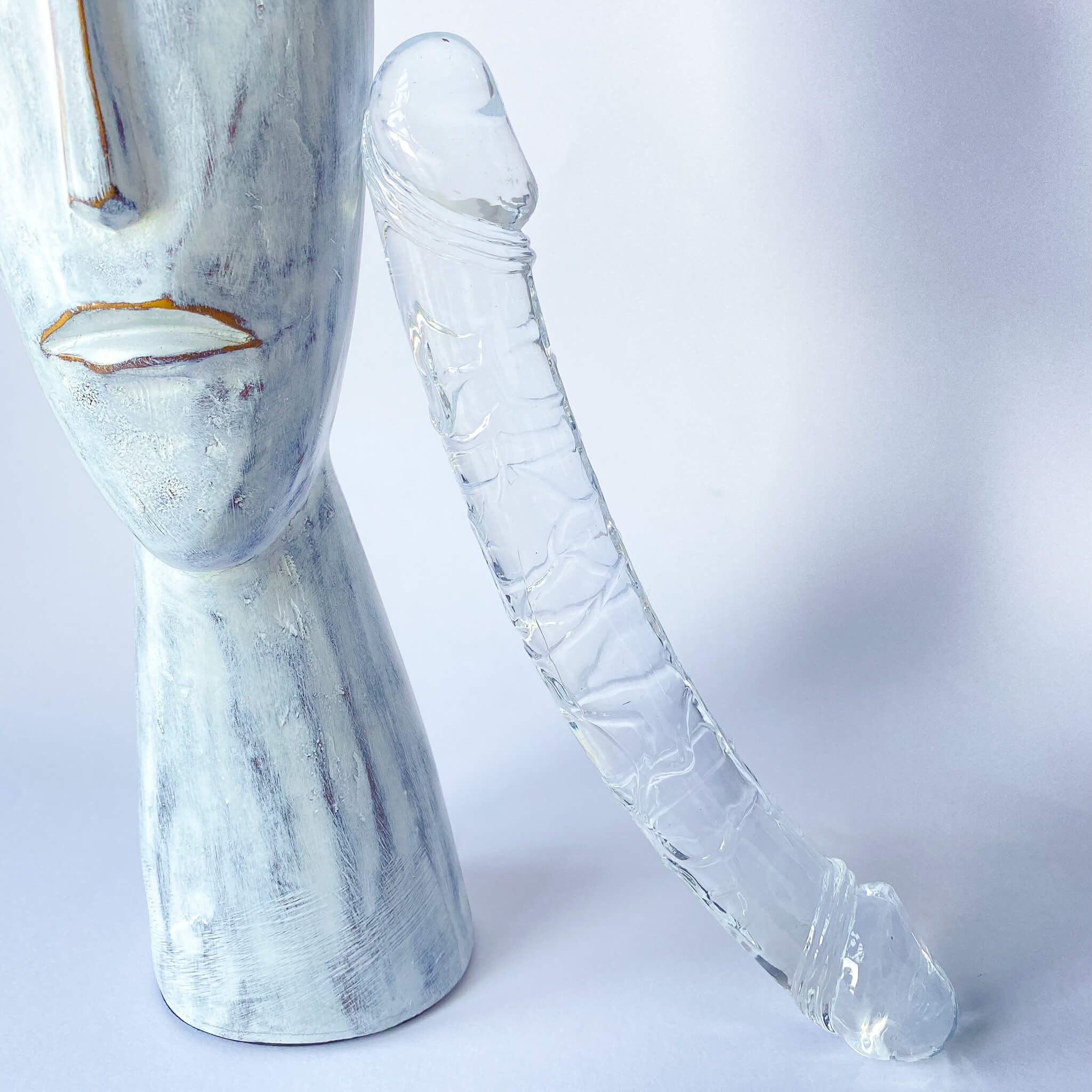clear double dildo