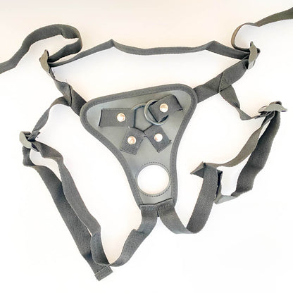 Double Strap-On Silicone Curved Dildo