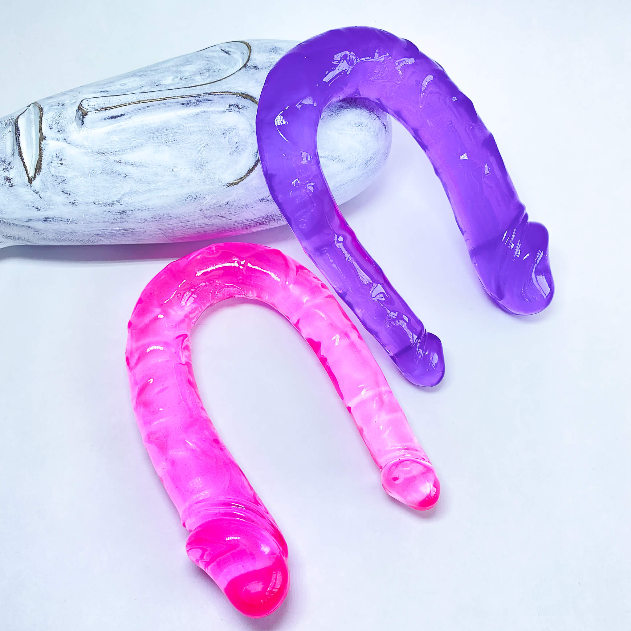 lesbian double dildo