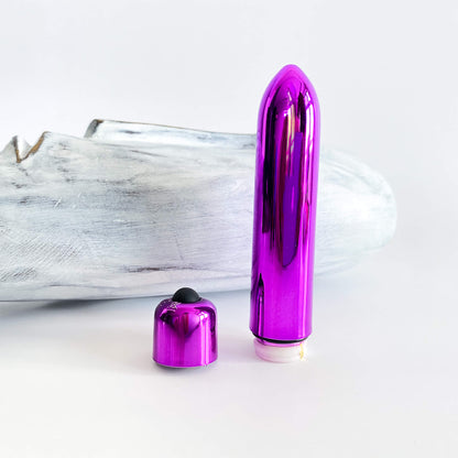 mini vibrating bullet metallic purple