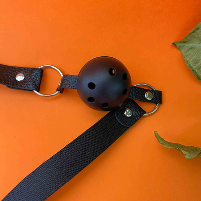 Blindfold, Mouth Gag & Cuffs Set (3 pieces)