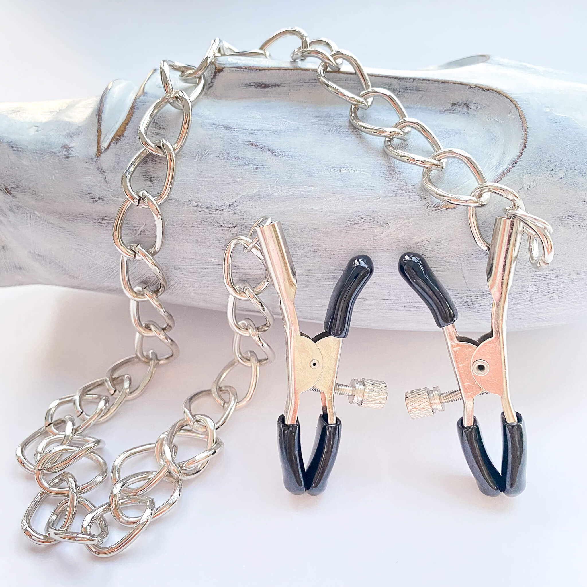 nipple clamps with chain