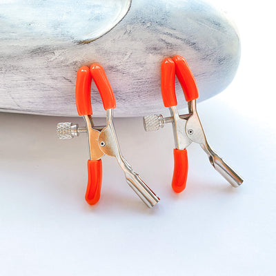 orange nipple clamp