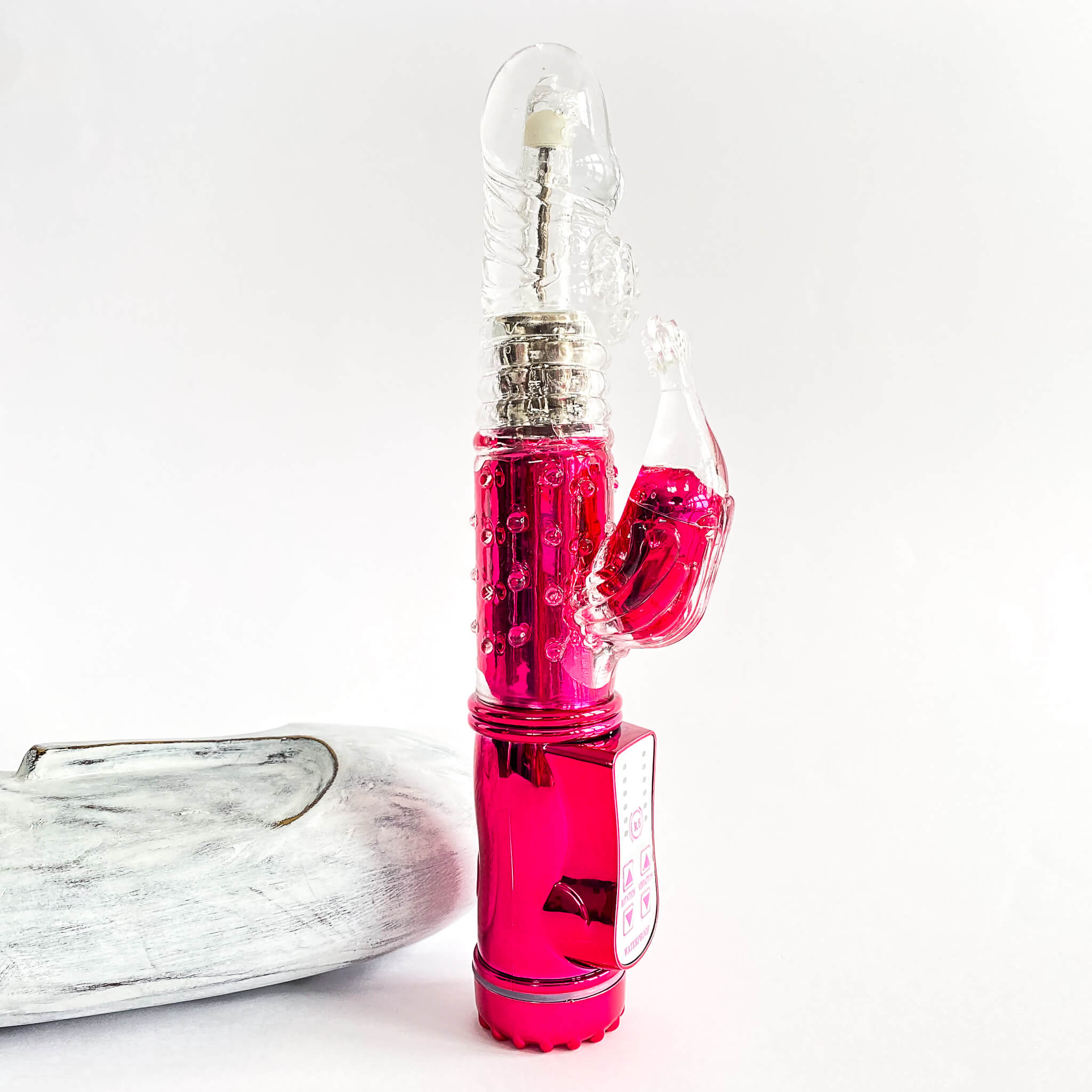 thrusting vibrator usb rechargeable pink