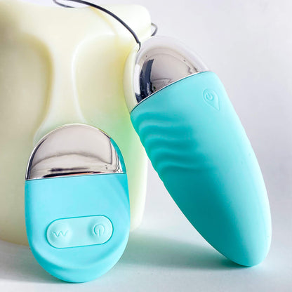 wireless remote control vibrating egg blue